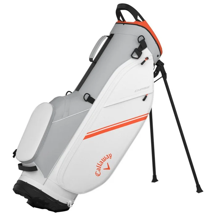 Sac trepied série Callaway Golf Chase Stand White Silver Orange