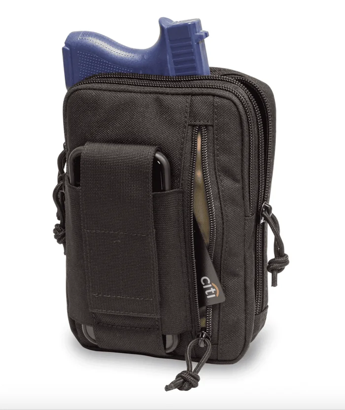 Sacoche port discret MOLLE+ceinture Liberty Gunpack – Noir