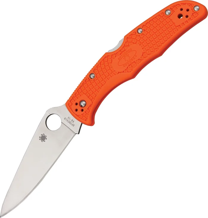 SC10FPOR – Spyderco Endura Flat Ground Orange