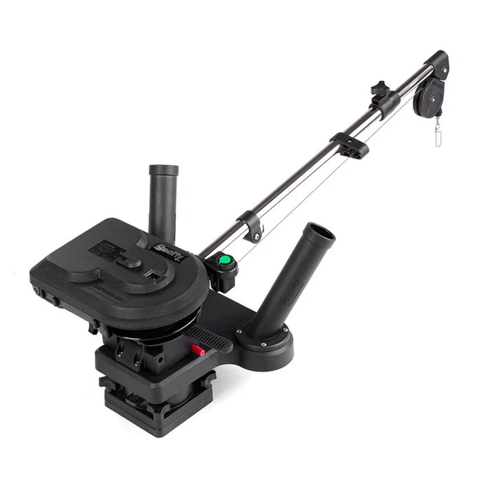 Scotty 1116 ProPack Electric Downrigger w/ 60″ Telescoping Electric Downrigger w/ Dual Rod Holders and Swivel Base – Image 2