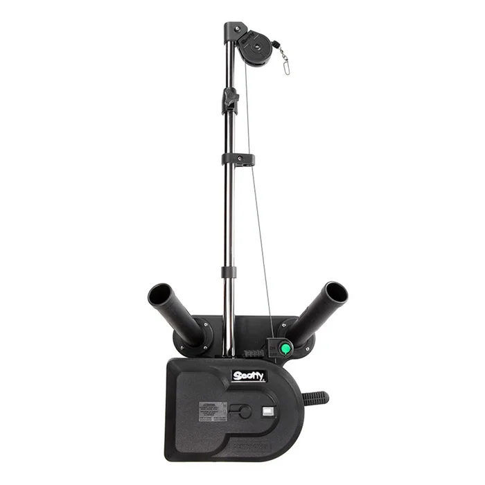Scotty 1116 ProPack Electric Downrigger w/ 60″ Telescoping Electric Downrigger w/ Dual Rod Holders and Swivel Base – Image 3