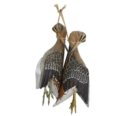 Sculpture bois Bécassine trophée par le cou BELMAS – Image 3