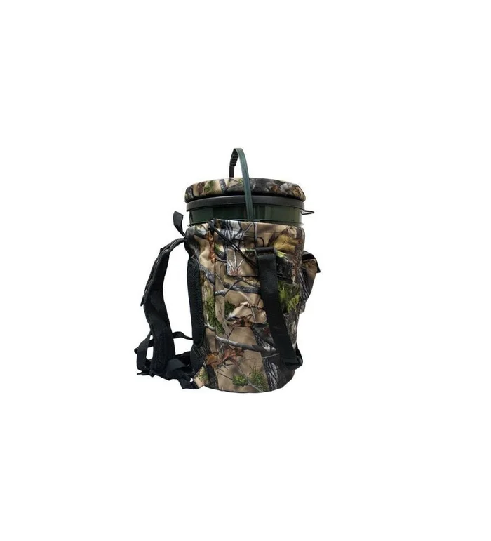 Seau-siège rotatif avec sac à dos Sillosocks