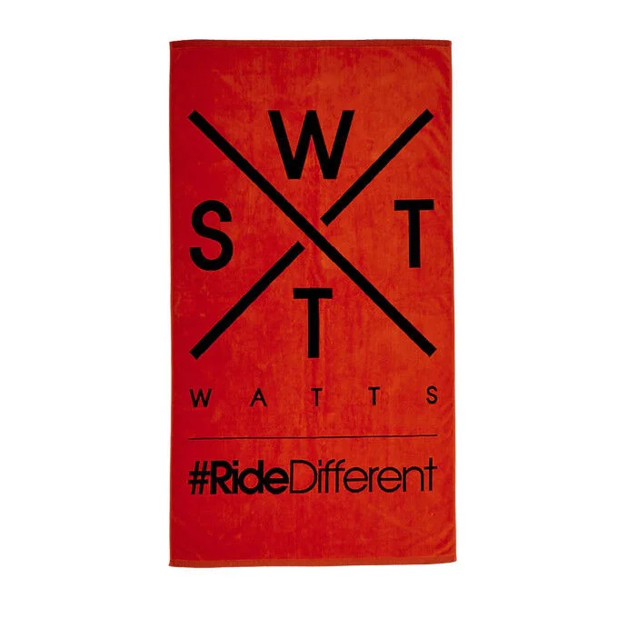 Serviette de plage Watts Wipe – Fluo Orange/Black – Image 2