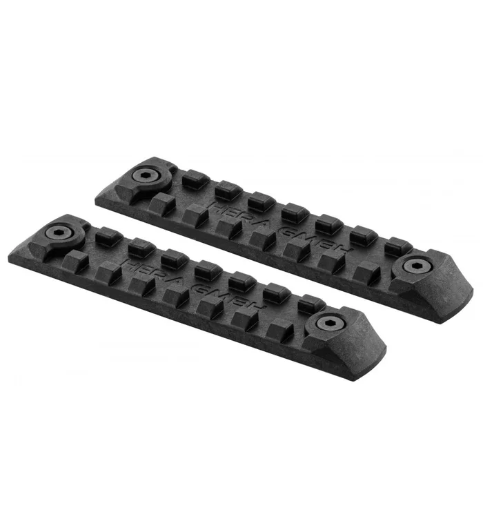 Set de 2 rails picatinny en polymère compatible KEYMOD – NOIR