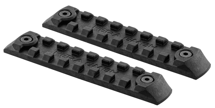 Set de 2 rails picatinny en polymère compatible KEYMOD – NOIR