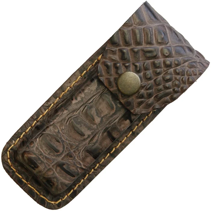 SH1197- Etui pour couteau en cuir façon Crocodile