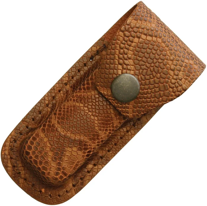 SH1202 Etui pour couteau en cuir façon Python
