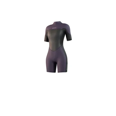 Shortys FemmeMystic Brand Combinaison Shorty 3/2 BZ Flatlock Wmn – Deep Purple 2025