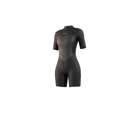Shortys FemmeMystic Brand Combinaison Shorty 3/2 BZ Flatlock Wmn – Noir 2025