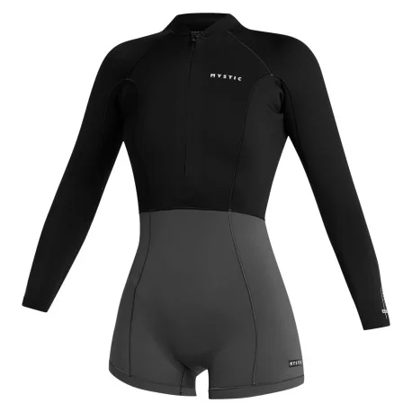 Shortys FemmeMystic Lunar Longarm Shorty 2/2mm Fzip Women black 2024