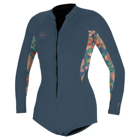 Shortys FemmeO’Neill Wms Bahia 2/1 Front Zip L/S Short Spring COPENBLU/PTDTRPCS/COPENBLU 2025