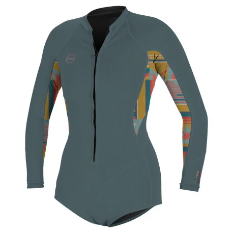 Shortys FemmeO’Neill Wms Bahia 2/1 Front Zip L/S Short Spring Shade 2025