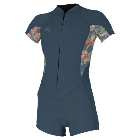 Shortys FemmeO’Neill WMS BAHIA 2/1 FZ S/S Spring COPENBLU/PTDTRPCS/COPENBLU 2025