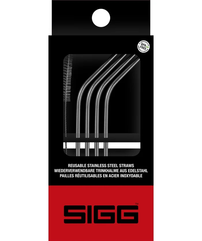 SIGX8860.3 – Sigg set de 4 pailles en inox
