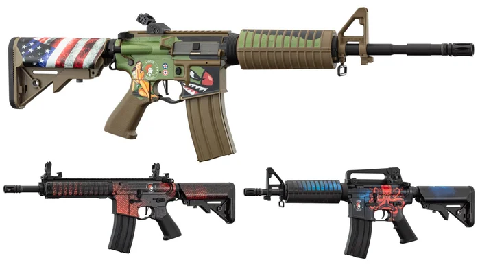 Skins M4 Lancer Tactical – Dessin au choix