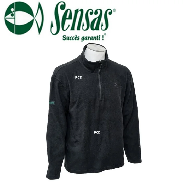 SOUS PULL POLAIRE SENSAS NOIR