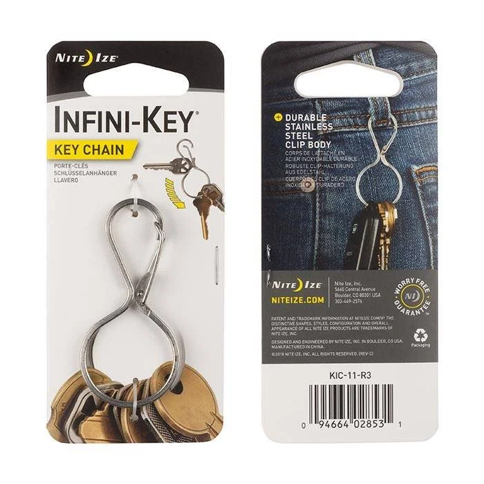 SPC11901 – Nite Ize Infini-key Acier Inox