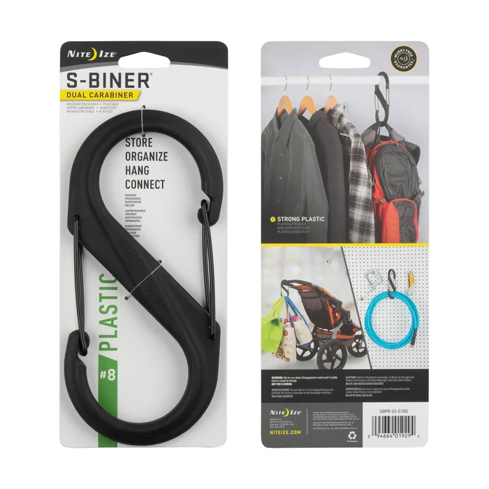 SPC13057 – Nite Ize S-Biner #8 plastique noir