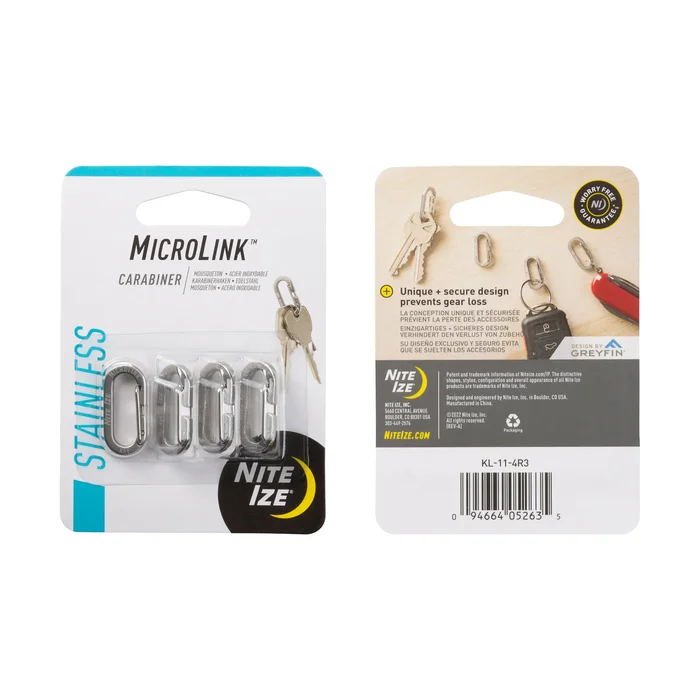 SPC37691 – Nite Ize Mousquetons Microlink par 4