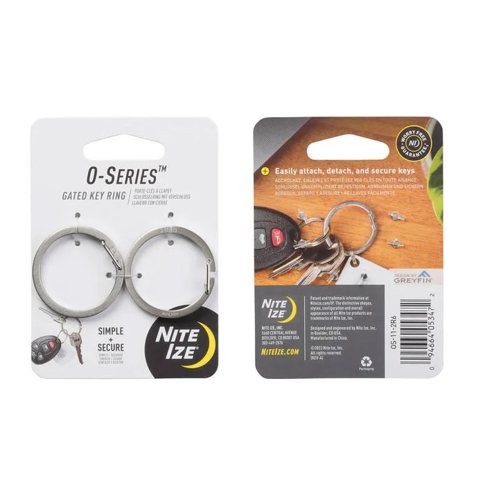 SPC39804 – Nite Ize Anneau porte clef O-Series Acier par 2
