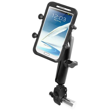 Support RAM Mount Tough-Claw avec bras à double douille long IV pour grand téléphone/phablette