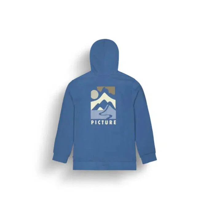 Sweat a capuche Homme zippe PICTURE KENOMA – Serenity Blue – Image 2