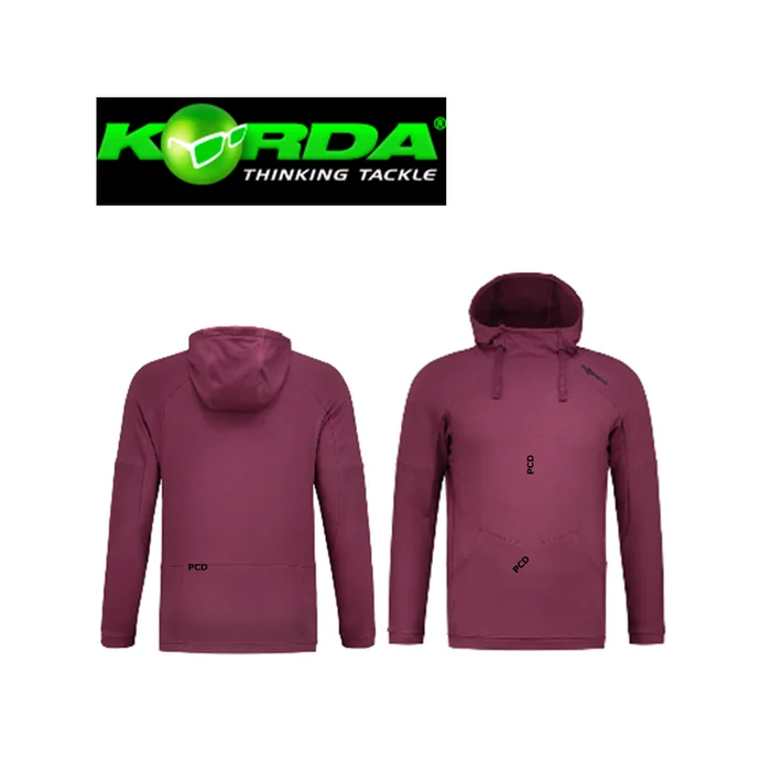 SWEAT A CAPUCHE KORDA LE LIGHTWEIGHT HOODIE BURGUNDY