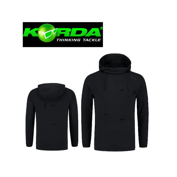 SWEAT A CAPUCHE KORDA LIGHTWEIGHT HOODY BLACK