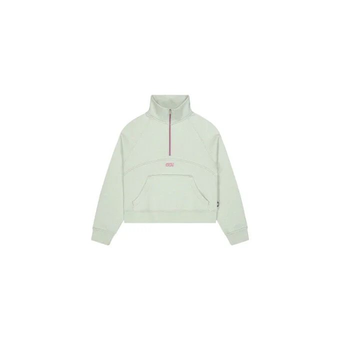 Sweat femme Picture QUENDA 1/2 ZIP SWEATER – Cloudy Blue