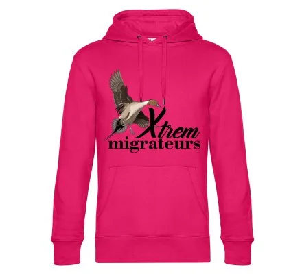 Sweat femme pilet rose XTREM MIGRATEURS