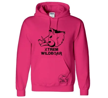 Sweat femme rose à capuche XTREM WILDBOAR
