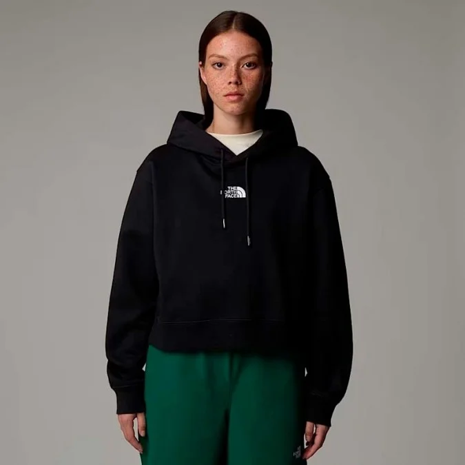 SWEAT FEMME THE NORTH FACE W ESSENTIAL CROPPED HOODIE