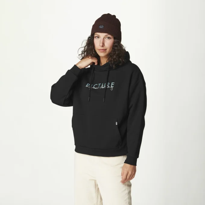 Sweat Picture HENIA HOODIE black