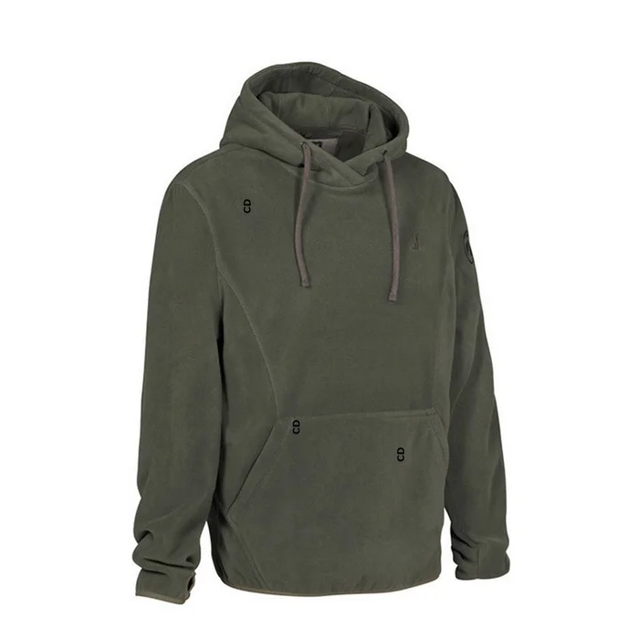 Sweat Polaire A Capuche Homme Percussion Kaki