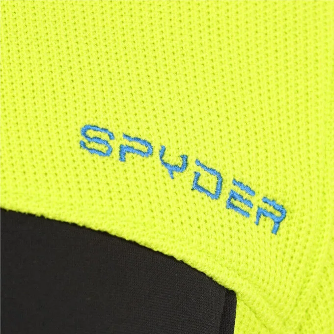 Sweat polaire a col zippe Homme Spyder Bandit – Lime – Image 3