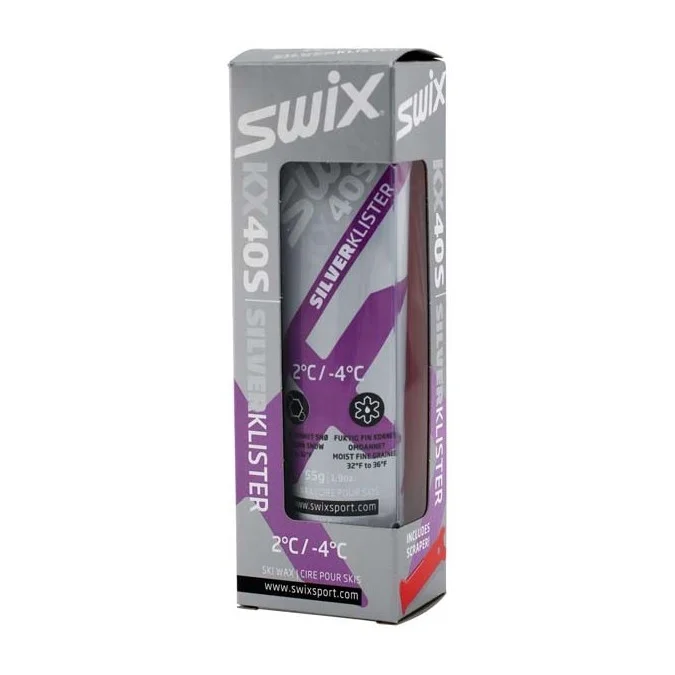 SWIX KX40s VIOLET KLISTER, +2ºC / -4ºC