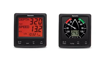 Système de vitesse et de profondeur du vent Raymarine I50 Tridata/i60 Wind avec St900/p120 et P319