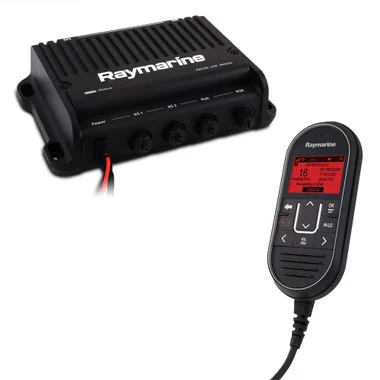 Système radio VHF Raymarine Ray91 modulaire à deux stations, boîtier noir avec AIS