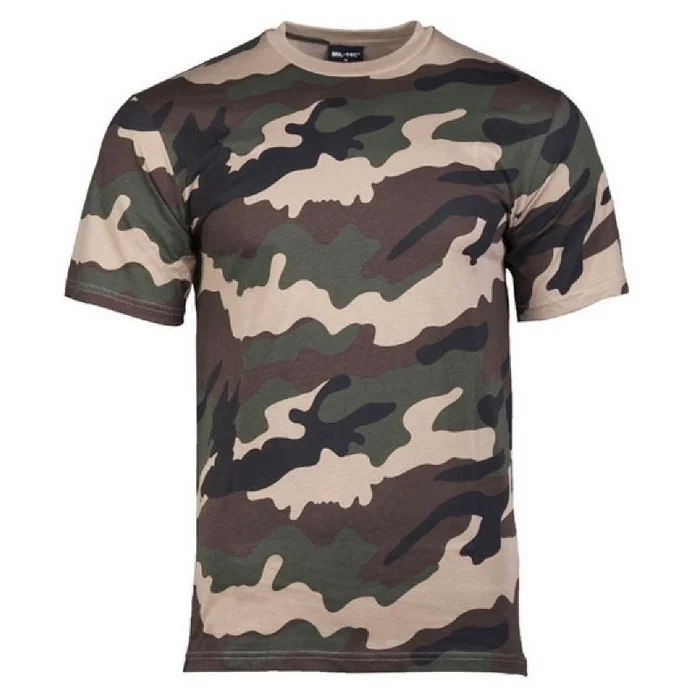 T-shirt Camouflage CE 100% coton