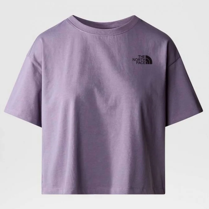 T-SHIRT FEMME THE NORTH FACE W CROPPED SIMPLE DOME