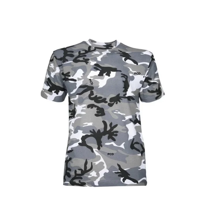 T-Shirt Homme Percussion Manches Courtes Urbain Gris