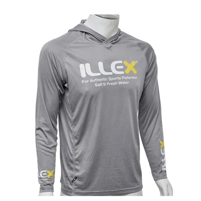 T-Shirt Manches Longues Homme Illex UV 50 Gris Clair