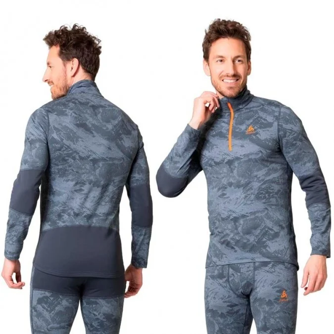 T-SHIRT ODLO WHISTLER LONG SLEEVE HALF-ZIP