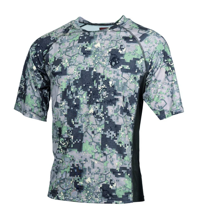 T-shirt stretch digital vert Somlys