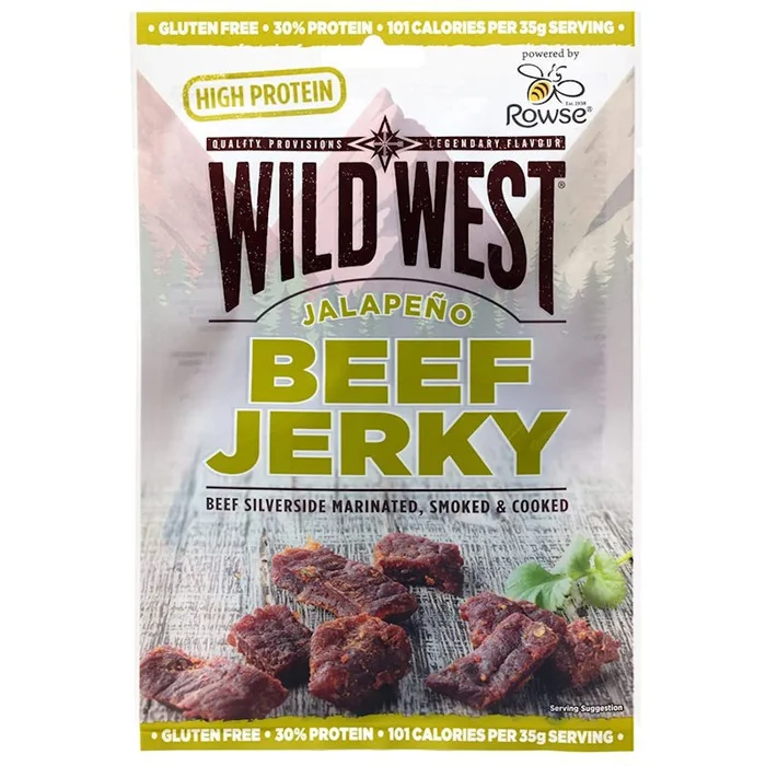 TEBJJALAPENO25 – WILD WEST BEEF JERKY Jalapeno 25g