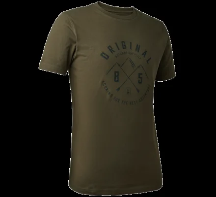 Tee-shirt à manches courtes kaki Nolan Deerhunter