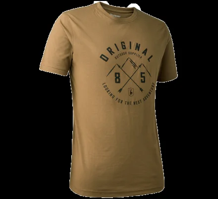 Tee-shirt à manches courtes marron Nolan Deerhunter