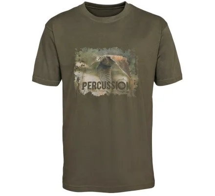 Tee-shirt Bécasse kaki PERCUSSION