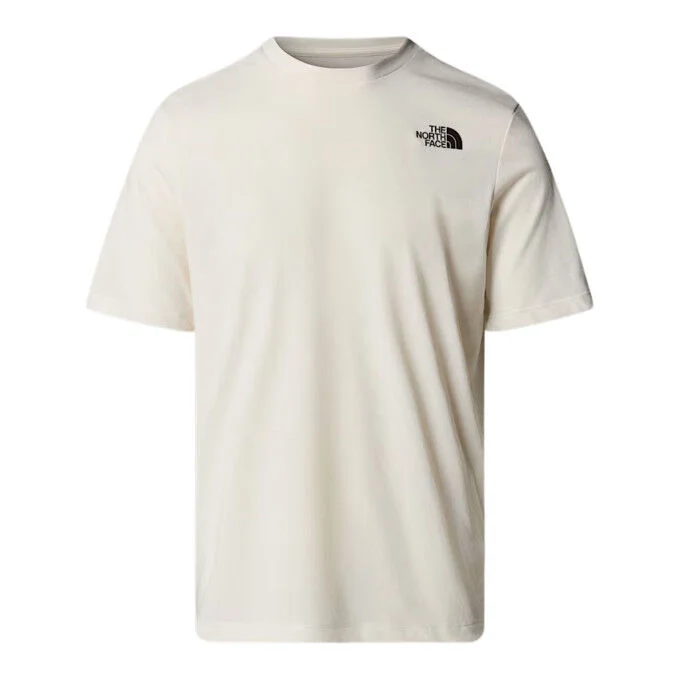 Tee-shirt de running homme The North Face Foundation Mountains Faces – White Dune